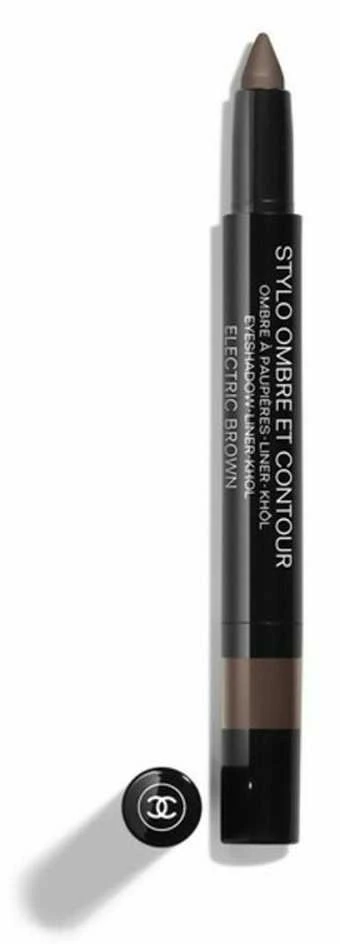 Chanel Stylo Ombre Et Contour Eyeshadow Liner Khol 08 Raudona Juodas