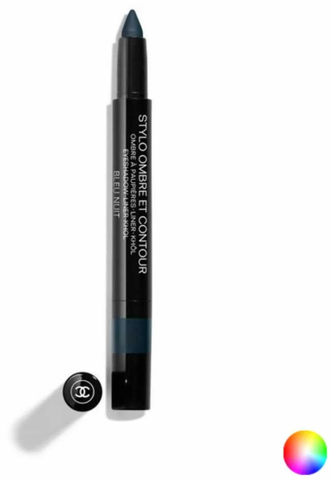 Chanel Stylo Ombre Et Contour Eyeshadow Liner Khol 08 Raudona Juodas