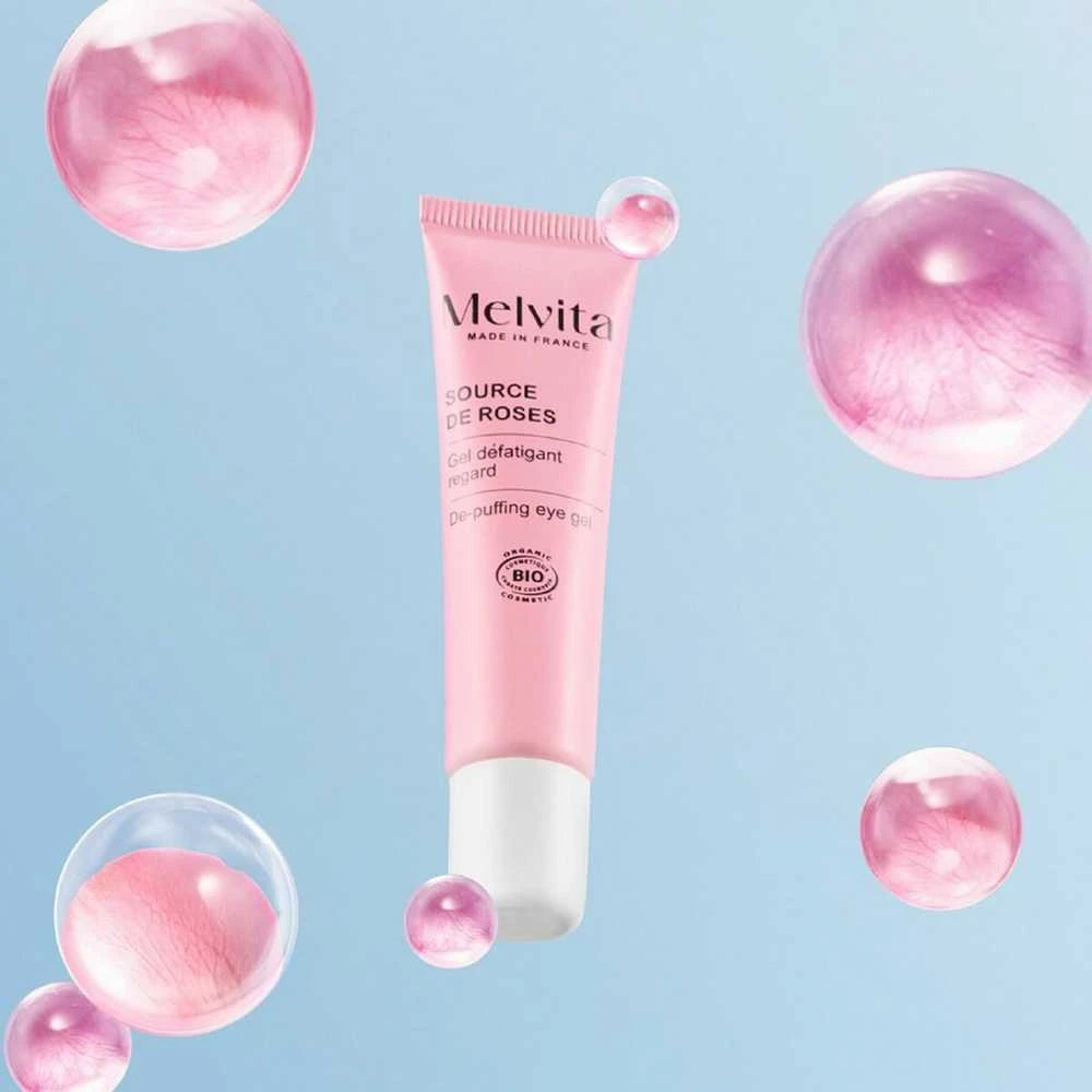 Melvita SOURCE DE ROSES fresh eye contour gel 15 ml
