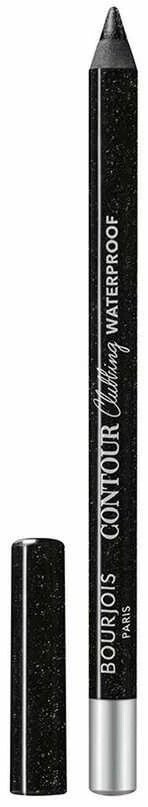 Bourjois Contour Clubbing Akių apvadas Waterprof 055-Ultra Juodas Glitter 1,, 2 g