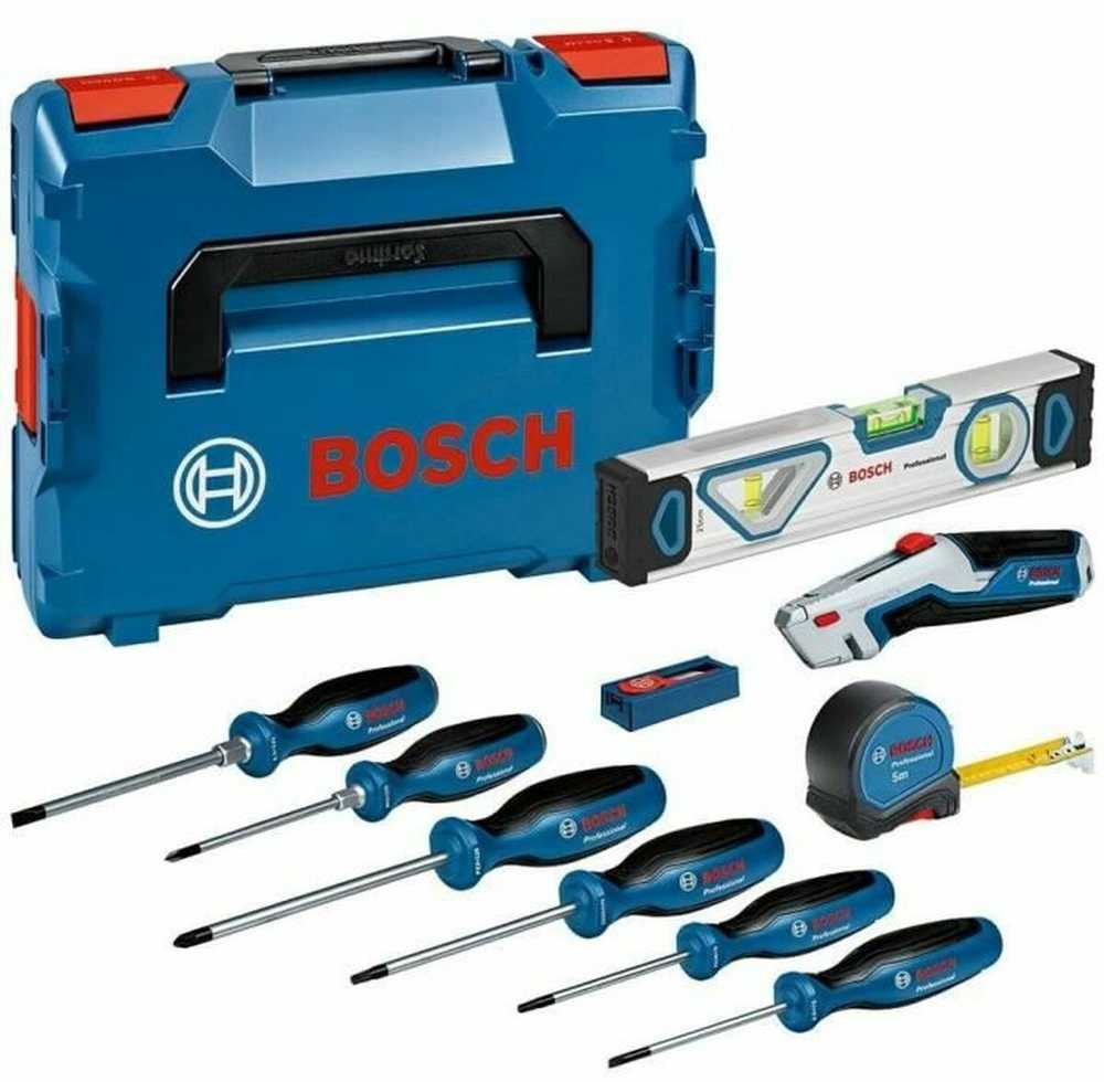 „Bosch“ atsuktuvų ir mišrių rankinių įrankių rinkinys, 19 dalių.