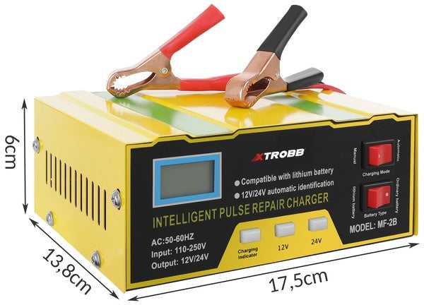 Akumuliatoriaus įkroviklis 12 V / 24 V