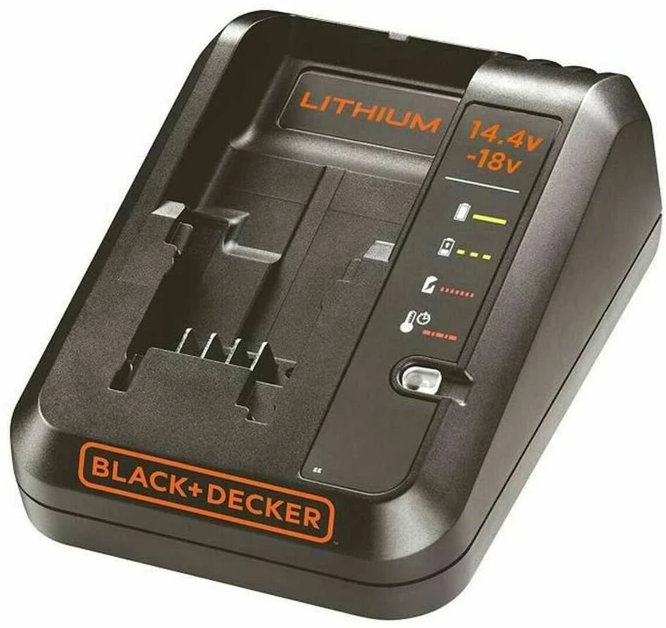 Black+Decker 14.4-18V įkroviklis su šviesos indikacija