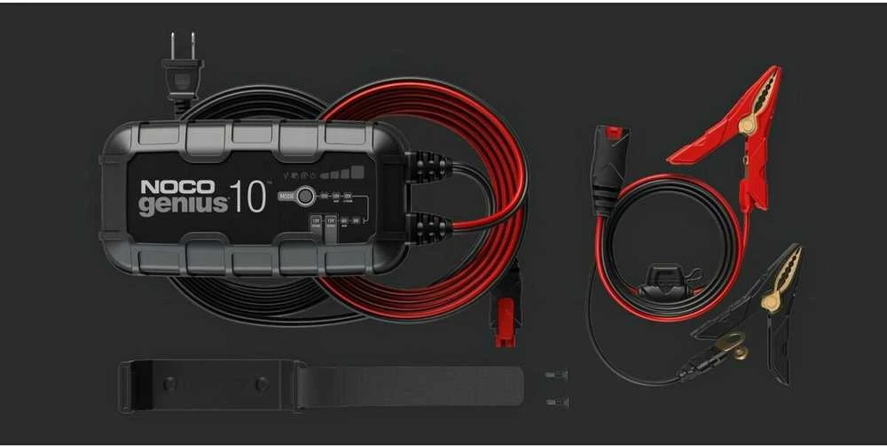 Akumuliatorių Įkroviklis - NOCO Genius10 EU 10A, 6V/12V su Priežiūros ir Nusierinimo Funkcija