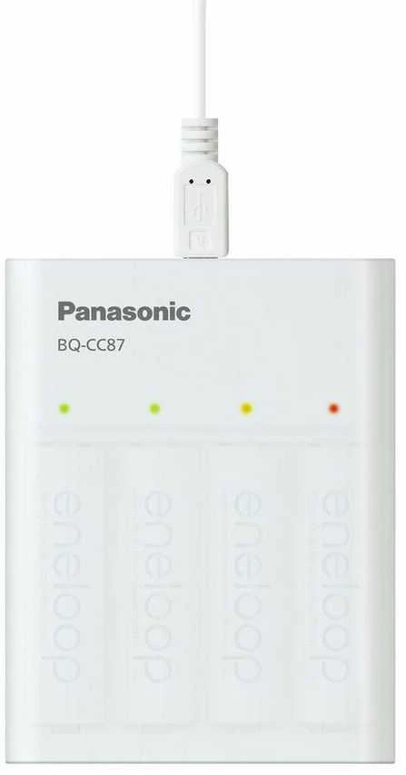 Įkroviklis Panasonic ENELOOP K-KJ87MCD40USB, 2,25 V; +(4xAA)