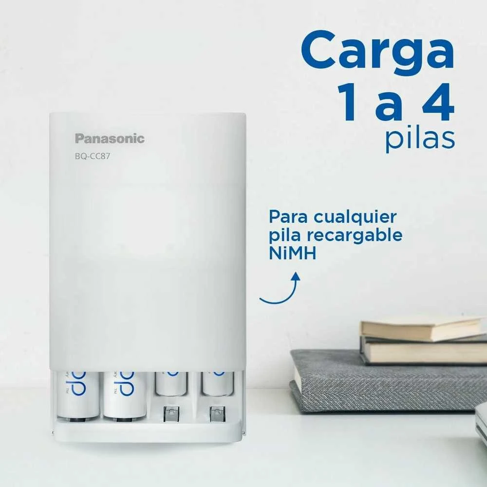 Įkroviklis Panasonic ENELOOP K-KJ87MCD40USB, 2,25 V; +(4xAA)