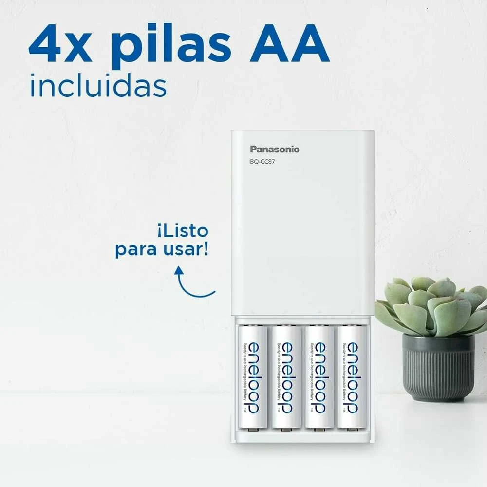 Įkroviklis Panasonic ENELOOP K-KJ87MCD40USB, 2,25 V; +(4xAA)