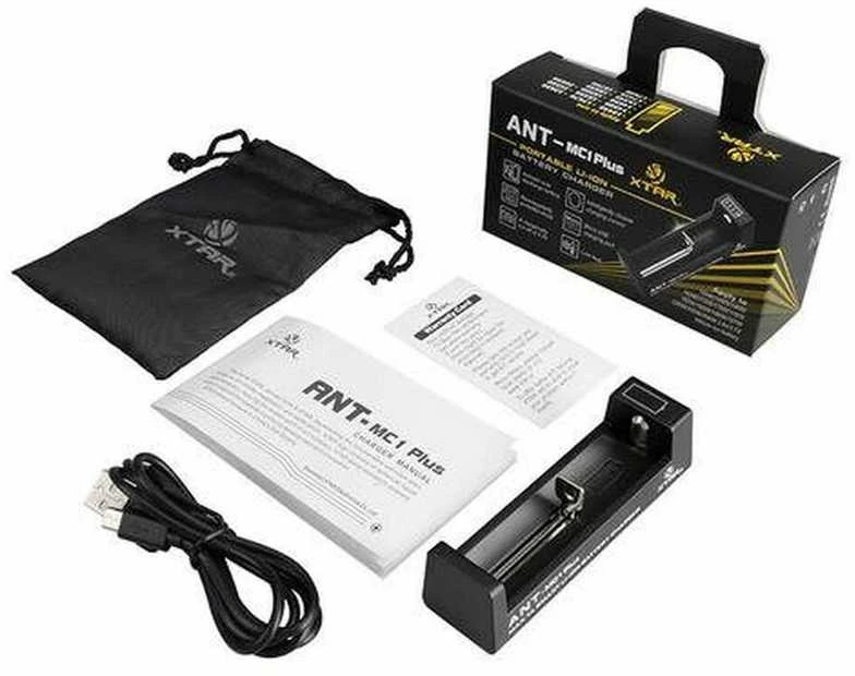 Xtar universalus ličio jonų akumuliatorių įkroviklis ANT (MC1 PLUS)