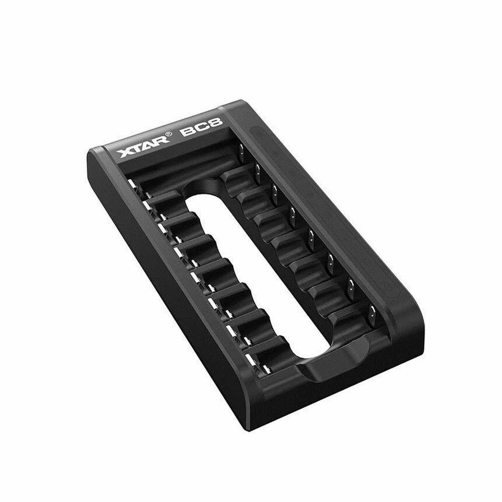 Xtar 8 x Ni-MH ir 1,5V Li-ion AA/AAA akumuliatorių kroviklis BC8