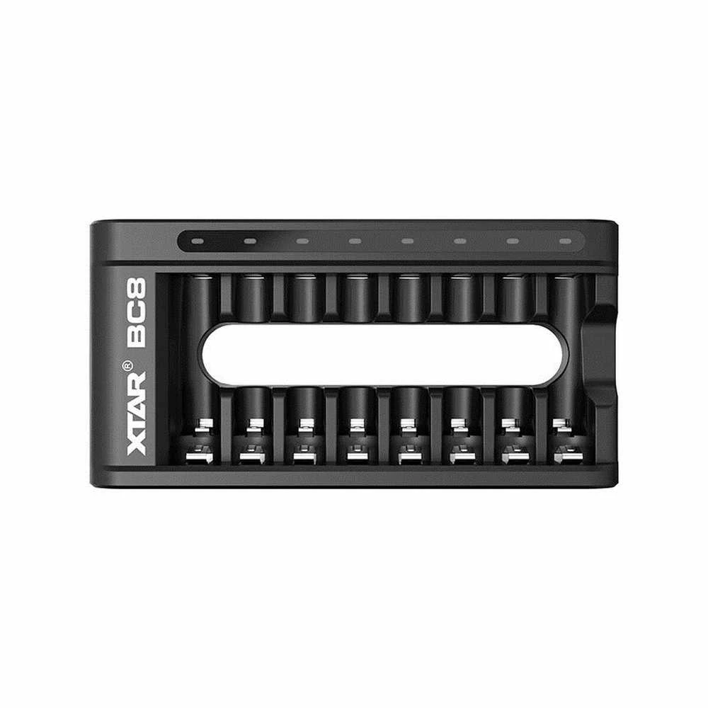 Xtar 8 x Ni-MH ir 1,5V Li-ion AA/AAA akumuliatorių kroviklis BC8