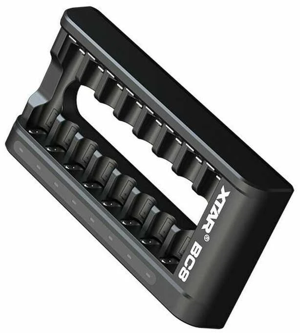 Xtar 8 x Ni-MH ir 1,5V Li-ion AA/AAA akumuliatorių kroviklis BC8