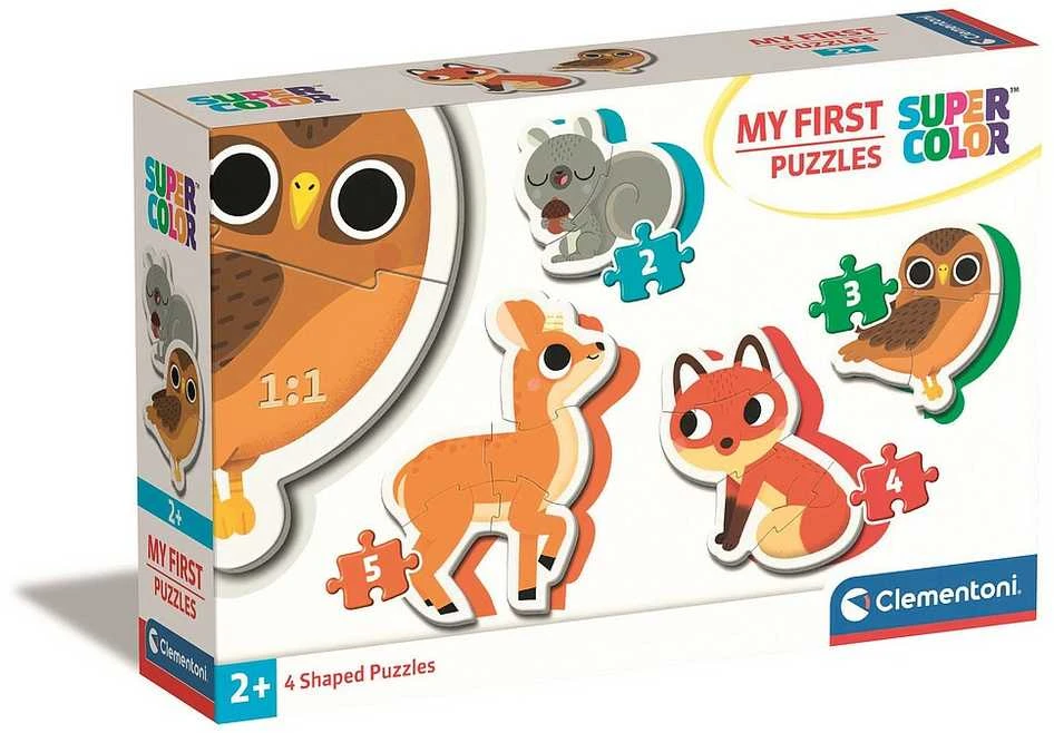 Clementoni Dėlionė 14 vnt. - Miško gyvūnai