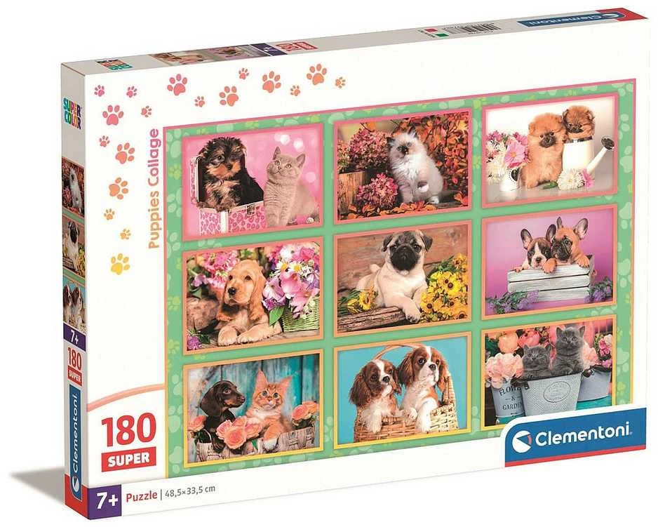 Clementoni Dėlionė 180 vnt. - Šuniukai