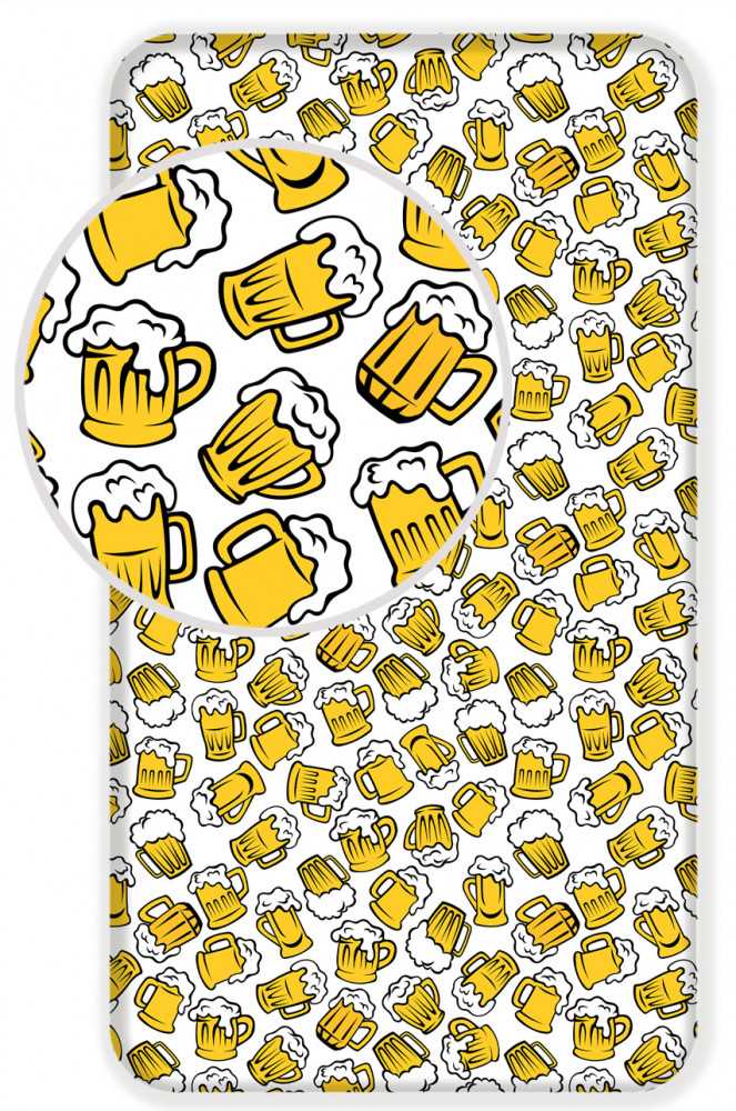 Beer Paklodė su guma, 90x200+25 cm