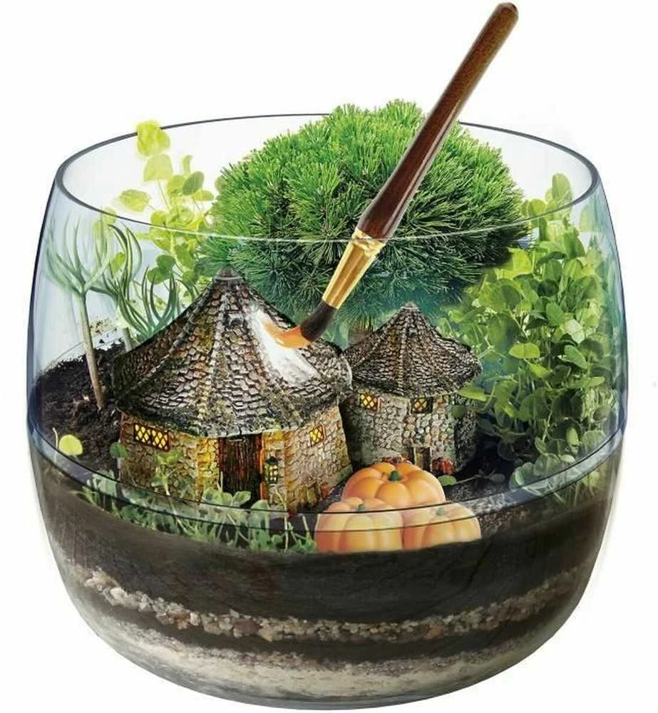 Clementoni Kūrybos rinkinys Harry Potter Hagrids Hut Terrarium