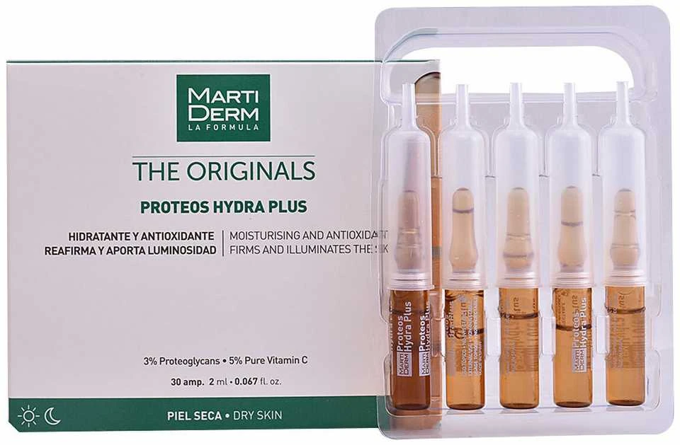 Martiderm Proteos Hydra Plus Ampules drėkinamosios ampulės veidui, 30x2 ml