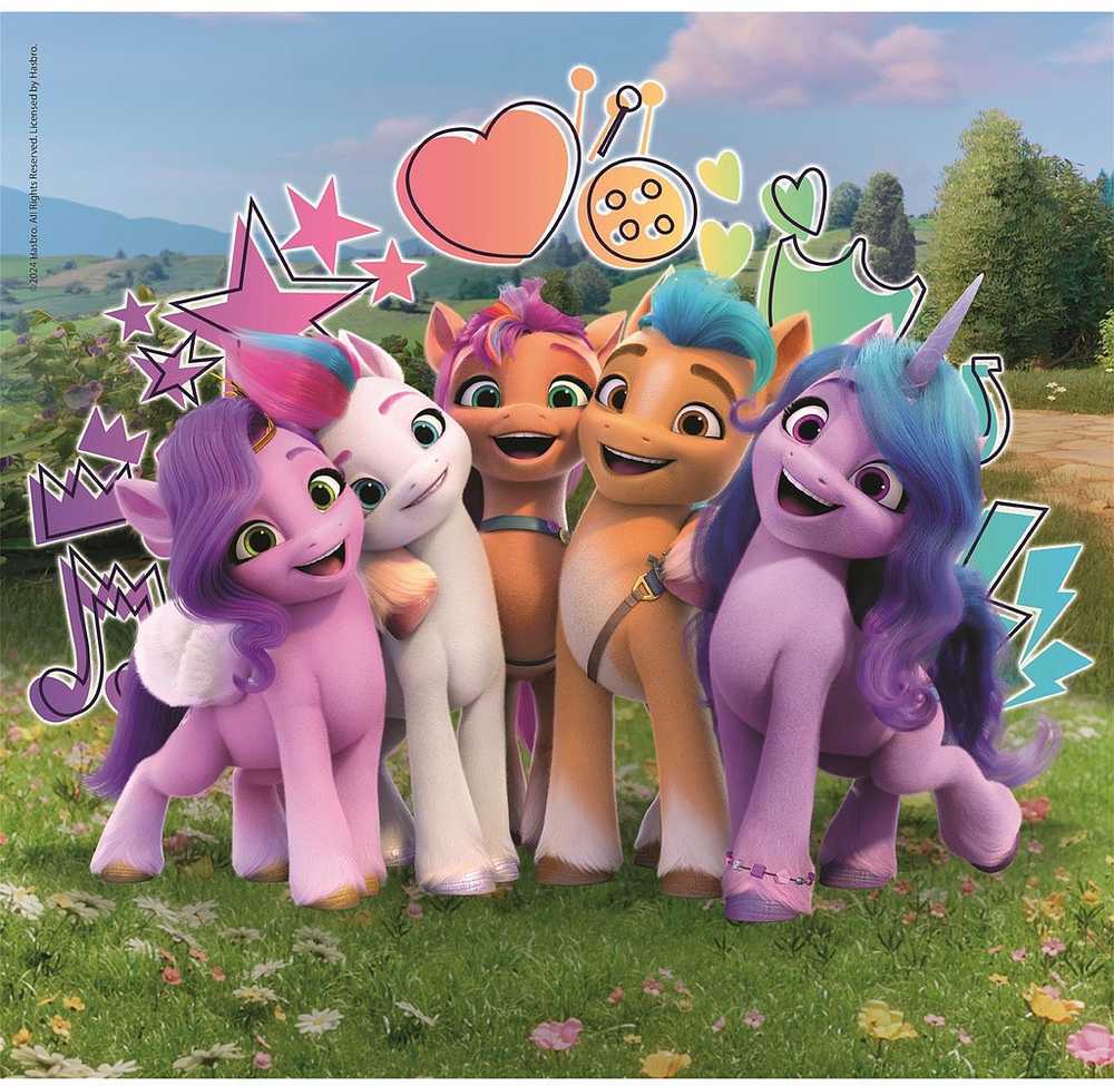 Hasbro Clementoni Dėlionė 3x48 vnt. - My Little Pony