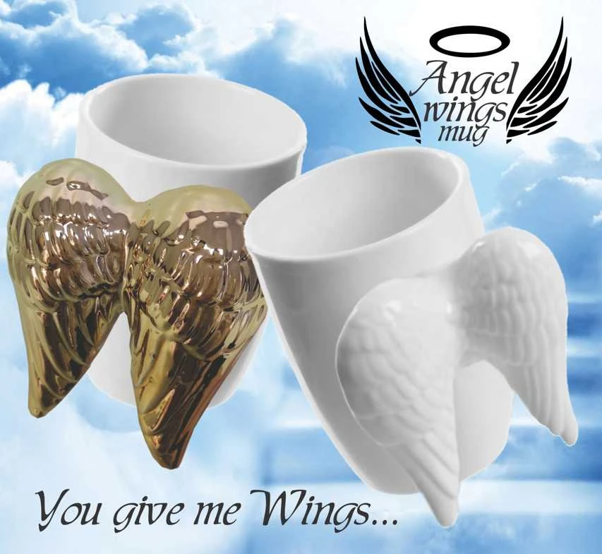 GM Puodelis "Angel wings" (450ml)