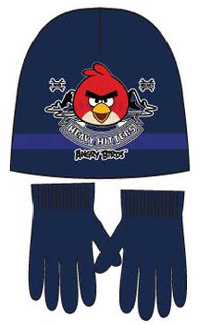 Kepurė Angry Birds Heavy Hitters vaikiška kepuraitė ir pirštinė, 54 cm
