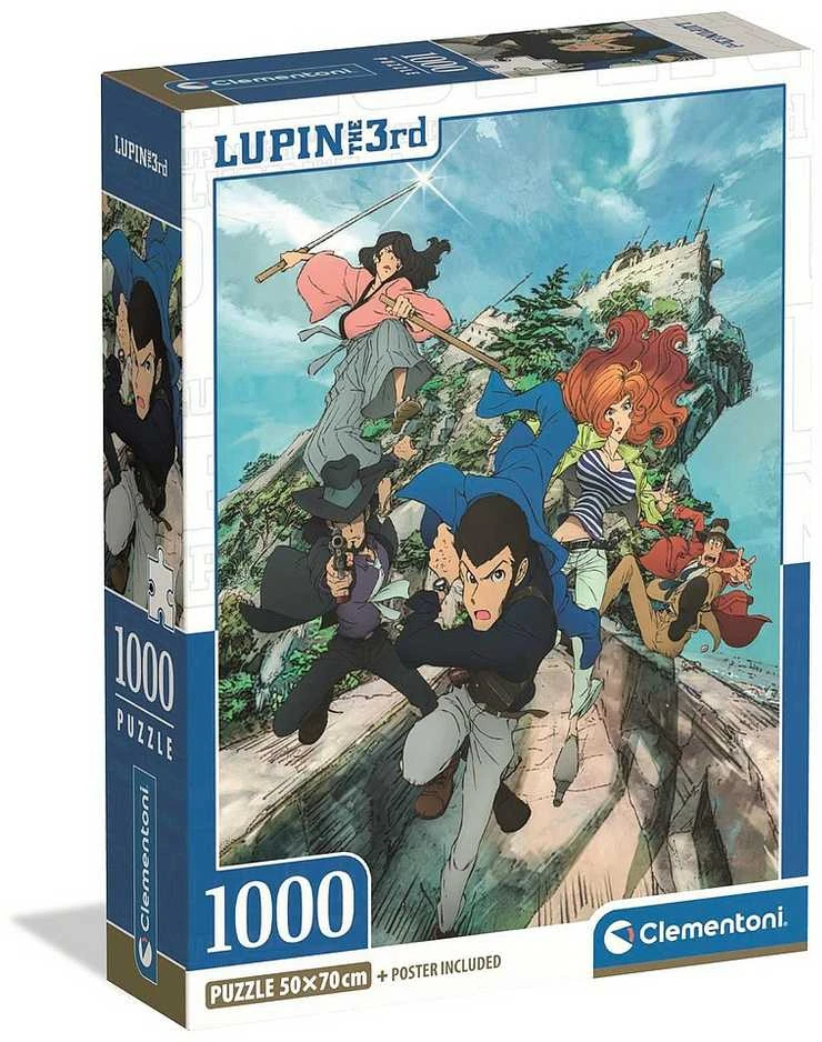 Clementoni Dėlionė 1000 vnt. - Lupin III