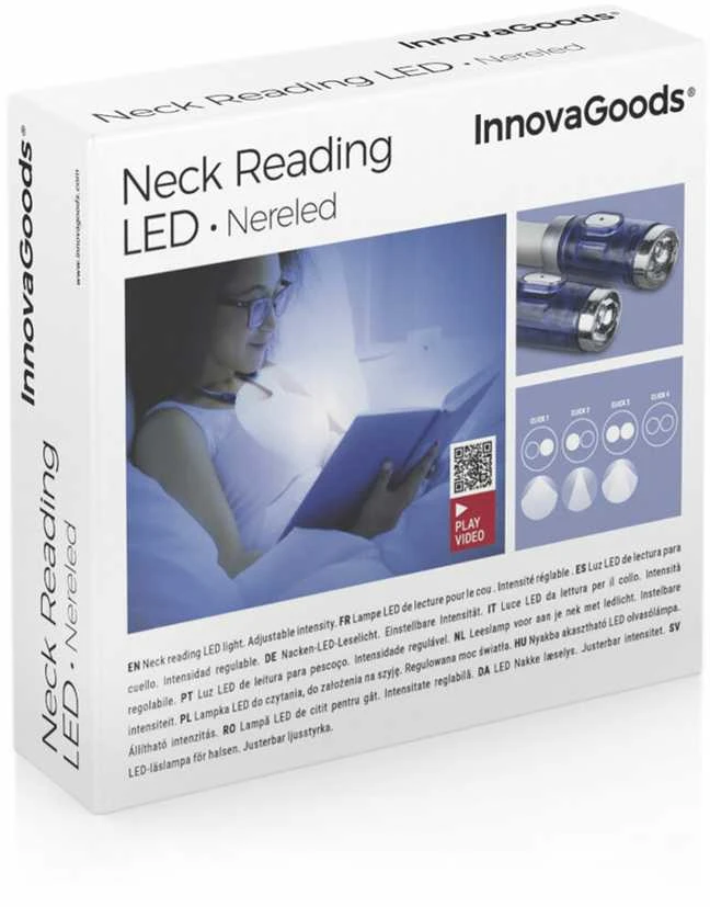 Ant kaklo dedama LED skaitymo lemputė Nereled InnovaGoods