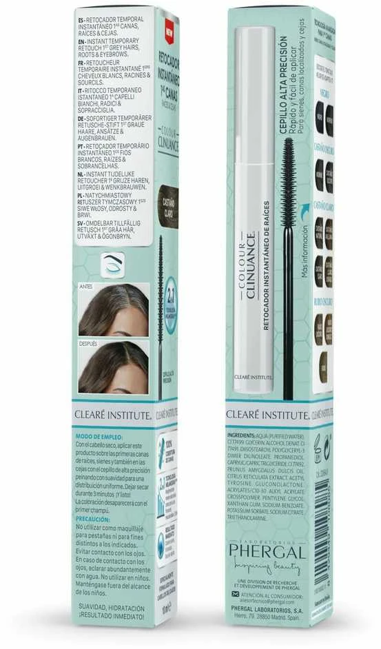 Cleare Institute COLOUR CLINUANCE Instant Gray Root Brow Retoucher #šviesiai rudas 10 ml