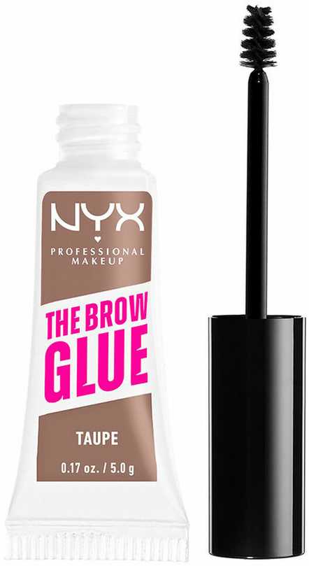 Nyx The Brow Glue Taupe antakių gelis, 5 g