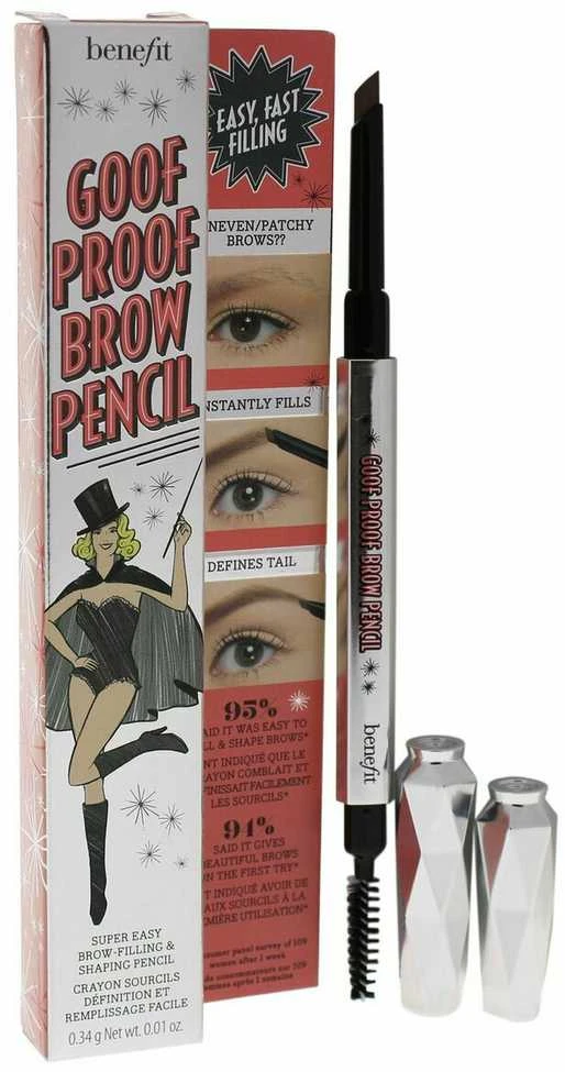 Benefit Goof Proof Eyebrow Pieštukas antakių pieštukas, atspalvis: 03 Medium, 0,34 g