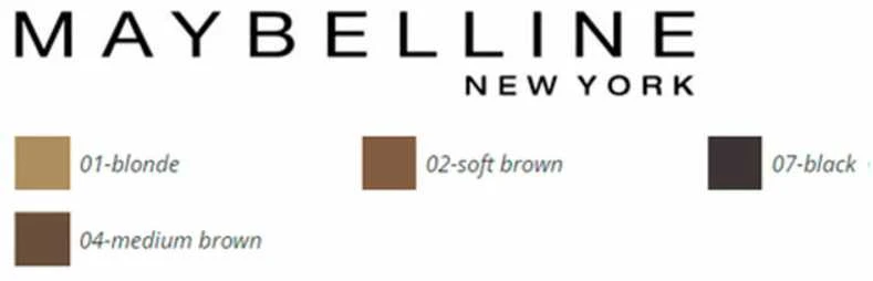 Maybelline BROW ULTRA SLIM NU 02 SOFT BROWN
