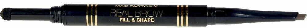 "Max Factor Real Brow Fill - Shape 03 Medium Brown antakių pieštukas ir pudra