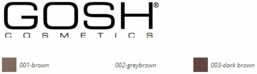 "Gosh" antakių formavimo priemonė 001 Brown