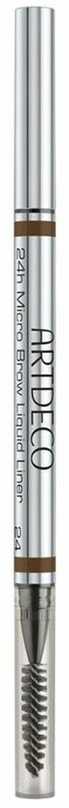 „Artdeco 24h Micro Brow“ skystas antakių kontūro pieštukas – tamsus, 24 atspalvių rudas, 6 ml