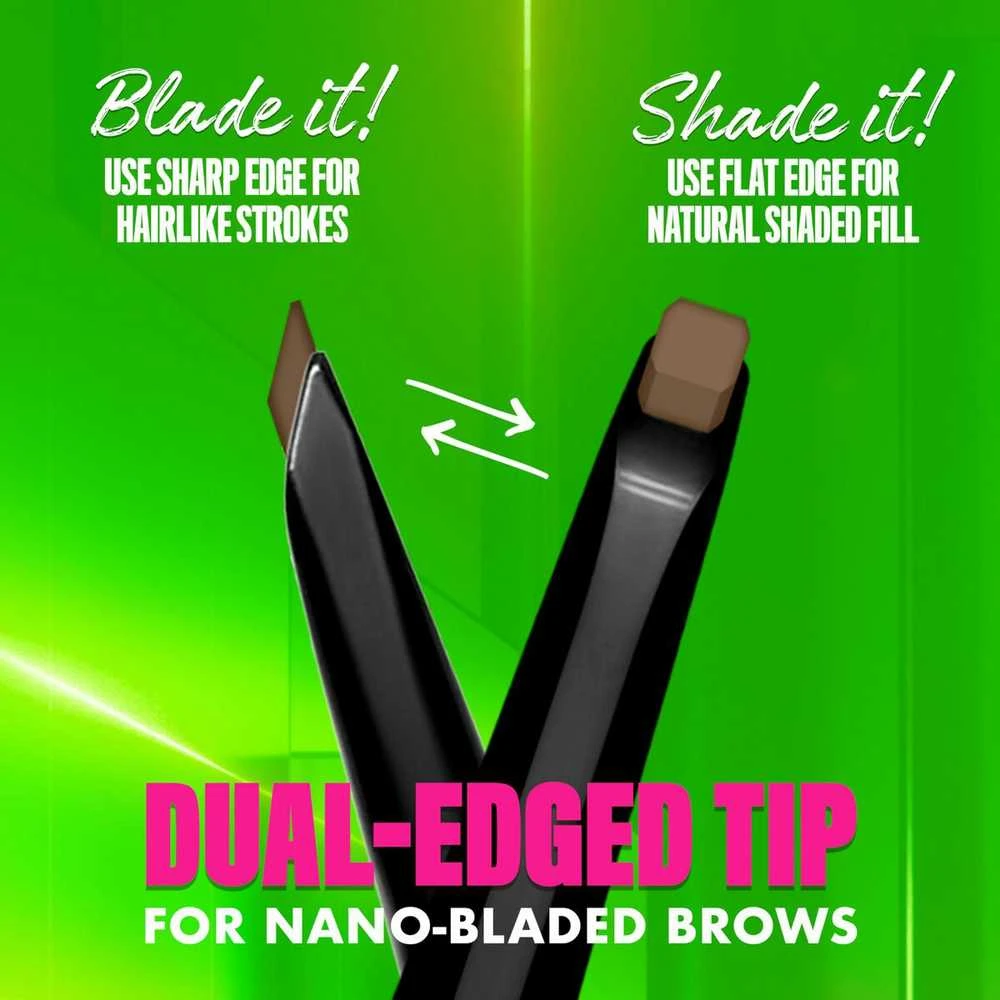 Nyx Blade y Shade Nano Lápiz De Cejas 02-Skirtas šviesiems plaukams 1 U