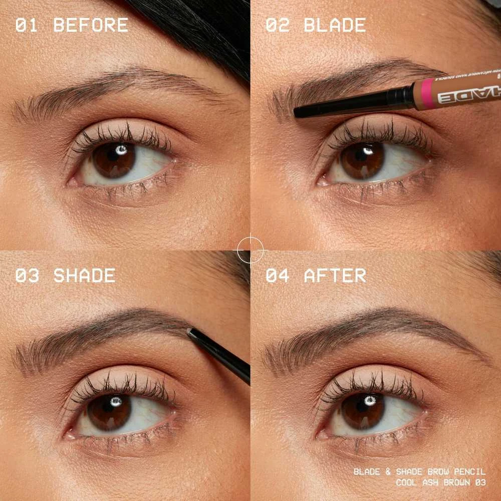 Nyx Blade y Shade Nano Lápiz De Cejas 05-Auburn 1 U