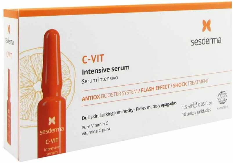 Sesderma C-VIT intensyvaus serumo ampulės, 10 x 1,5 ml