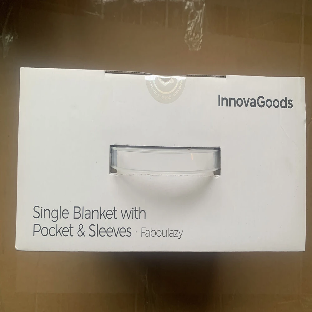Antklodė su viena rankove ir centrine kišene Faboulazy InnovaGoods