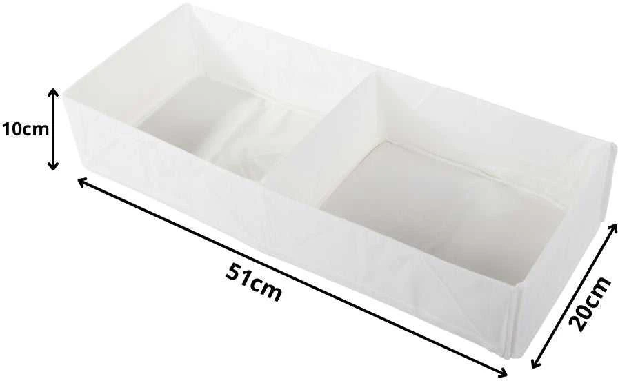 Poliesterinis tekstilės dėklas su dviem skyreliais 51x20x10 cm