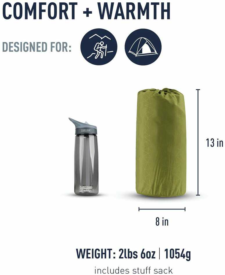 Prisipučiantis kilimėlis Sea To Summit Camp Mat Self Inflating Large