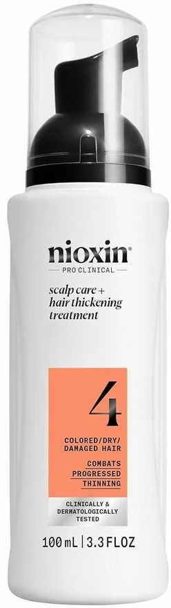 Nioxin Sistema 4 - Sérum Densificador - Cabello Teñido y Dañado Con Debilitamiento Avanzado, 100 ml