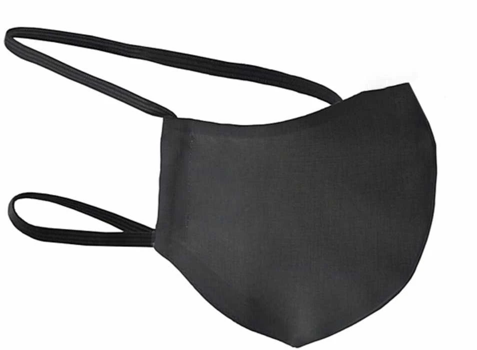 Juoda higieninė kaukė Reprotect R40 su ausų kilpomis
