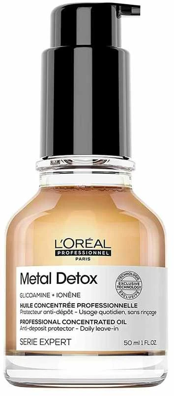 L'Oréal Professionnel Metal Detox Concentrated Oil Koncentruotas apsauginis plaukų aliejus, 50 ml