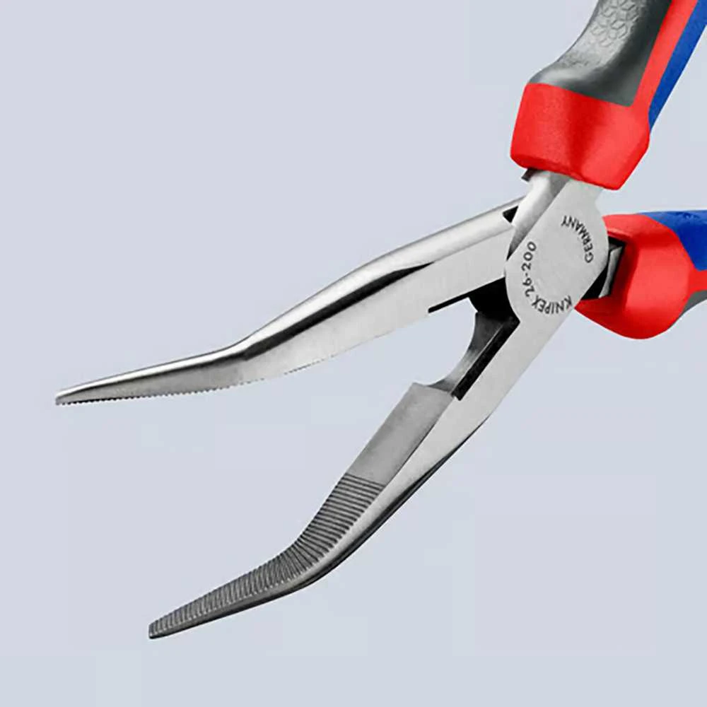 Smailianosės lenktos replės 200mm, Knipex