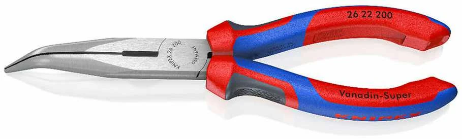 Smailianosės lenktos replės 200mm, Knipex