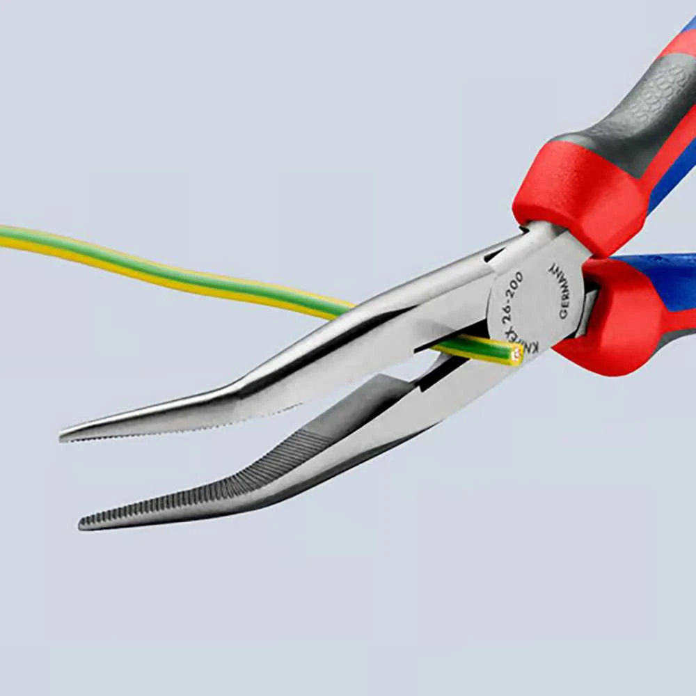 Smailianosės lenktos replės 200mm, Knipex