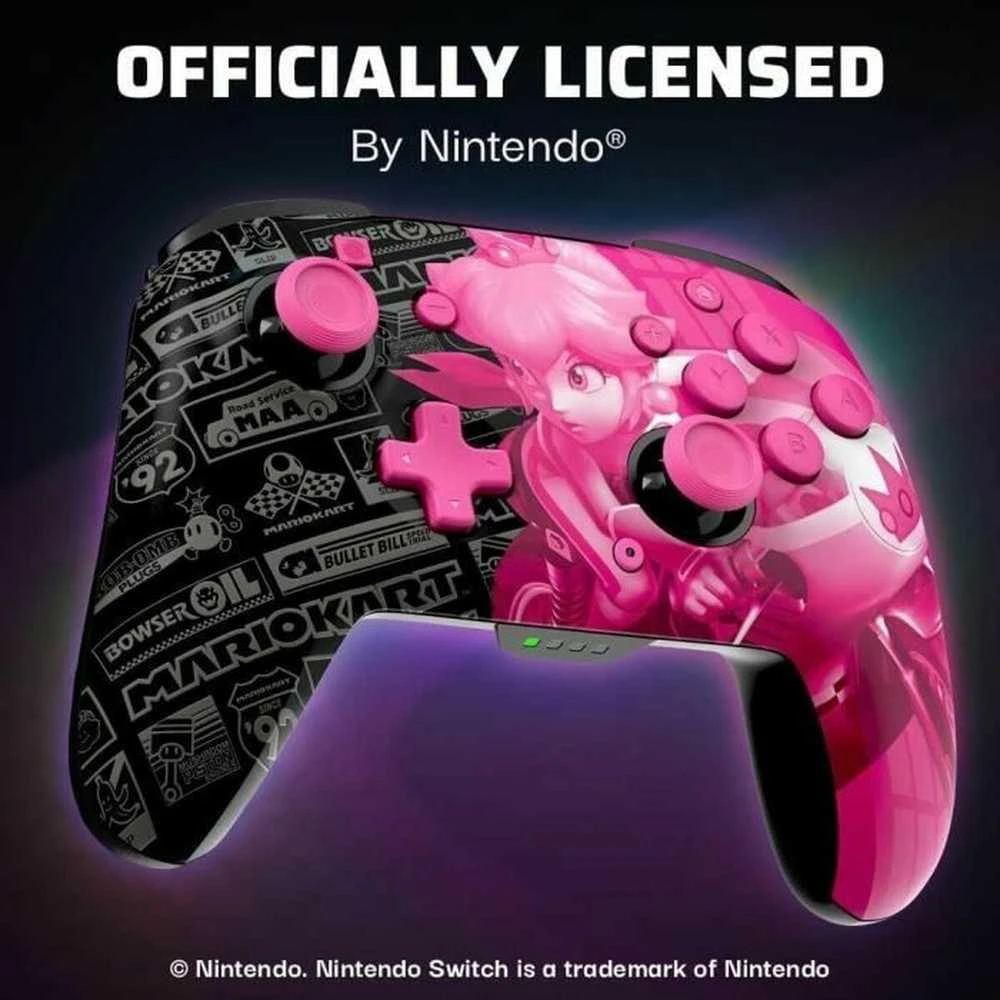 Sourcing PDP belaidis valdiklis Rematch Glow Nintendo Switch Grand Prix Peach | Tiekimas