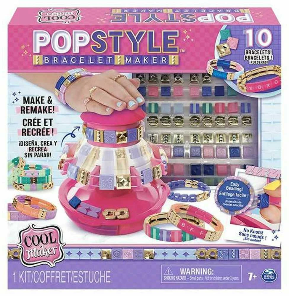 COOL MAKER Apyrankių gaminimo rinkinys POP STYLE