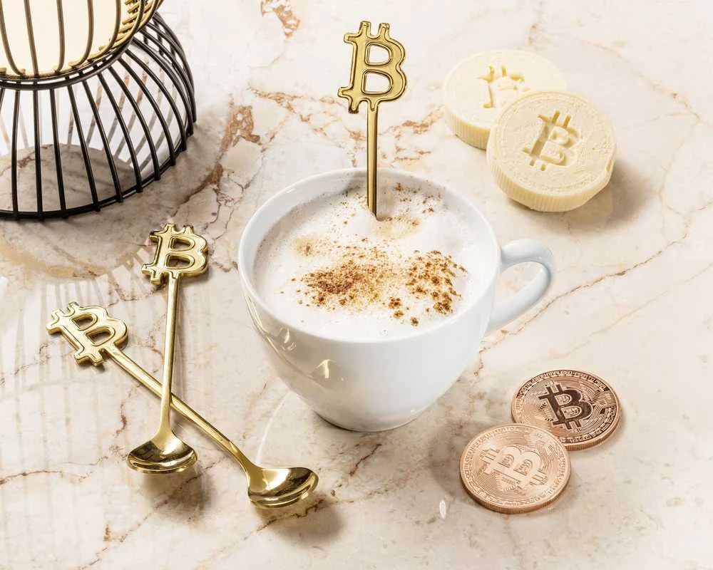 Arbatiniai šaukšteliai BITCOIN 3 vnt.