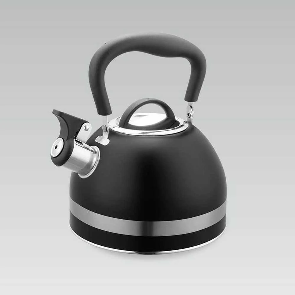Maestro MR-1336 juodas virdulys su metaline detale