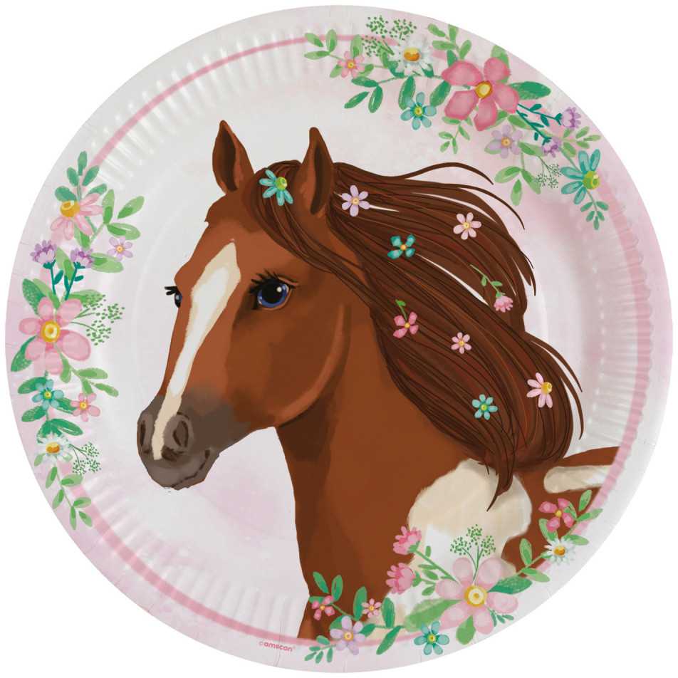 Boland Traciks Beautiful Horses tallerkner, 23 cm