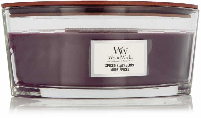 WoodWick Aromatinė žvakė (Spiced Blackberry), 453,6 g